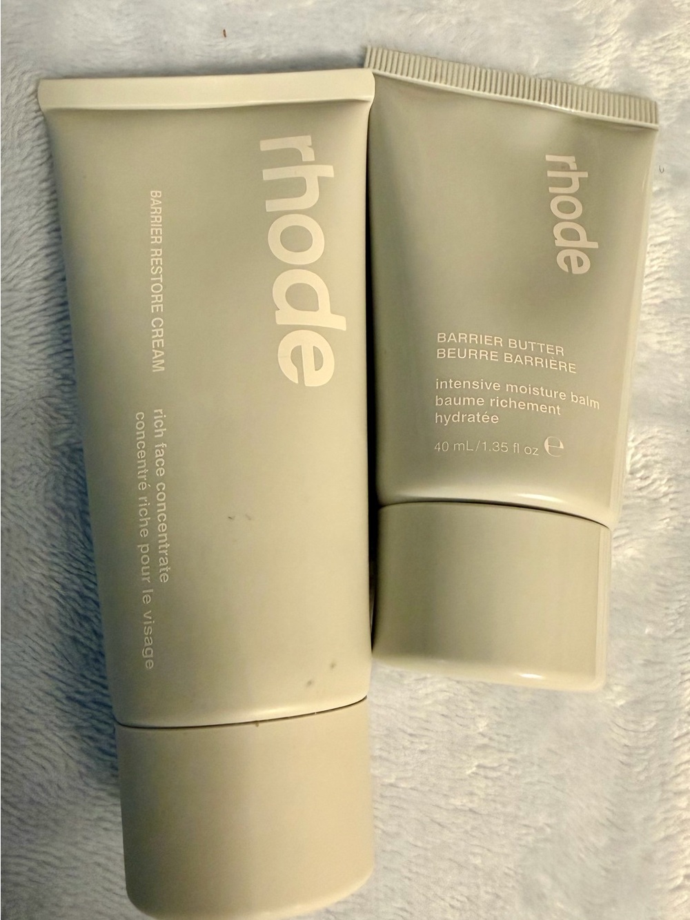 RHODE Barrier Cream Duo in Soft Beige